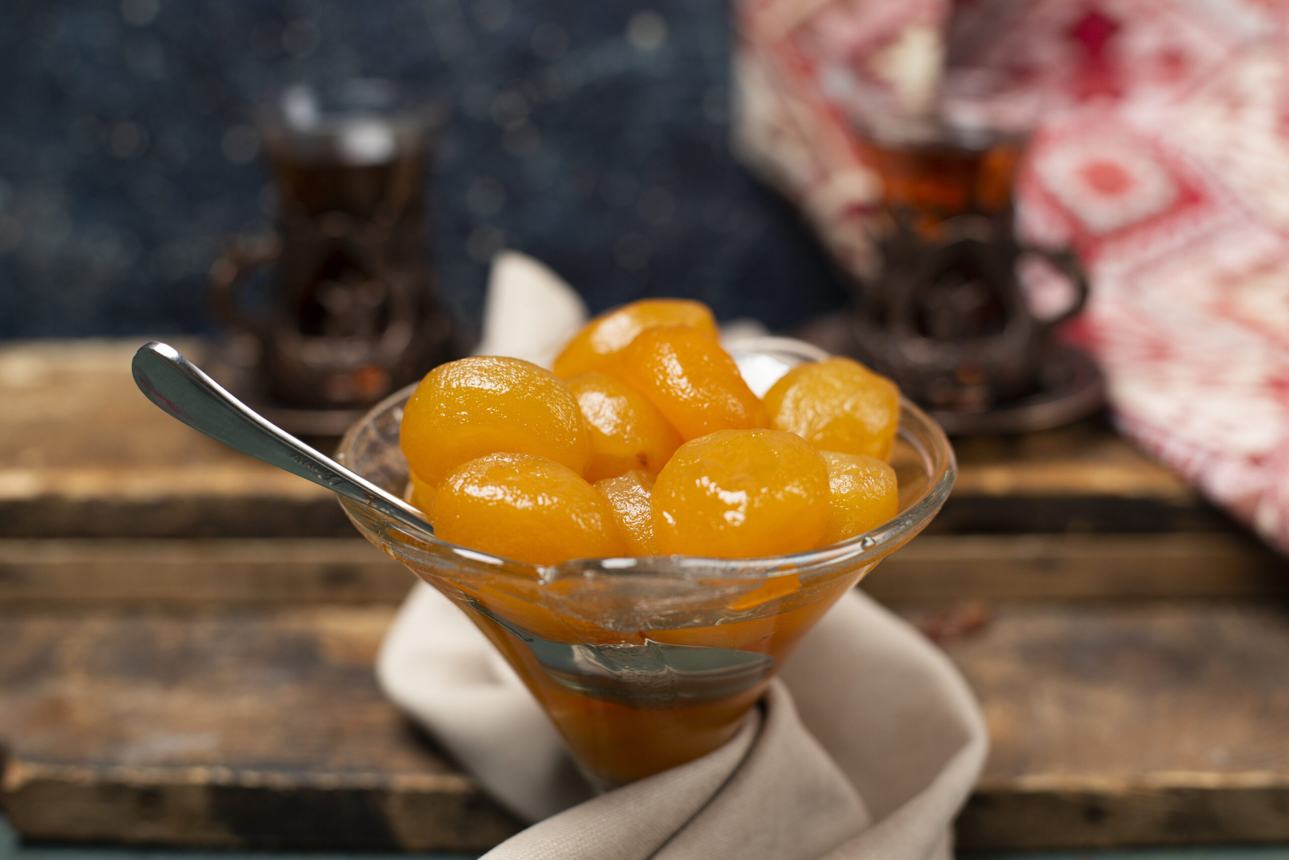traditional chestnut confiture glass container
